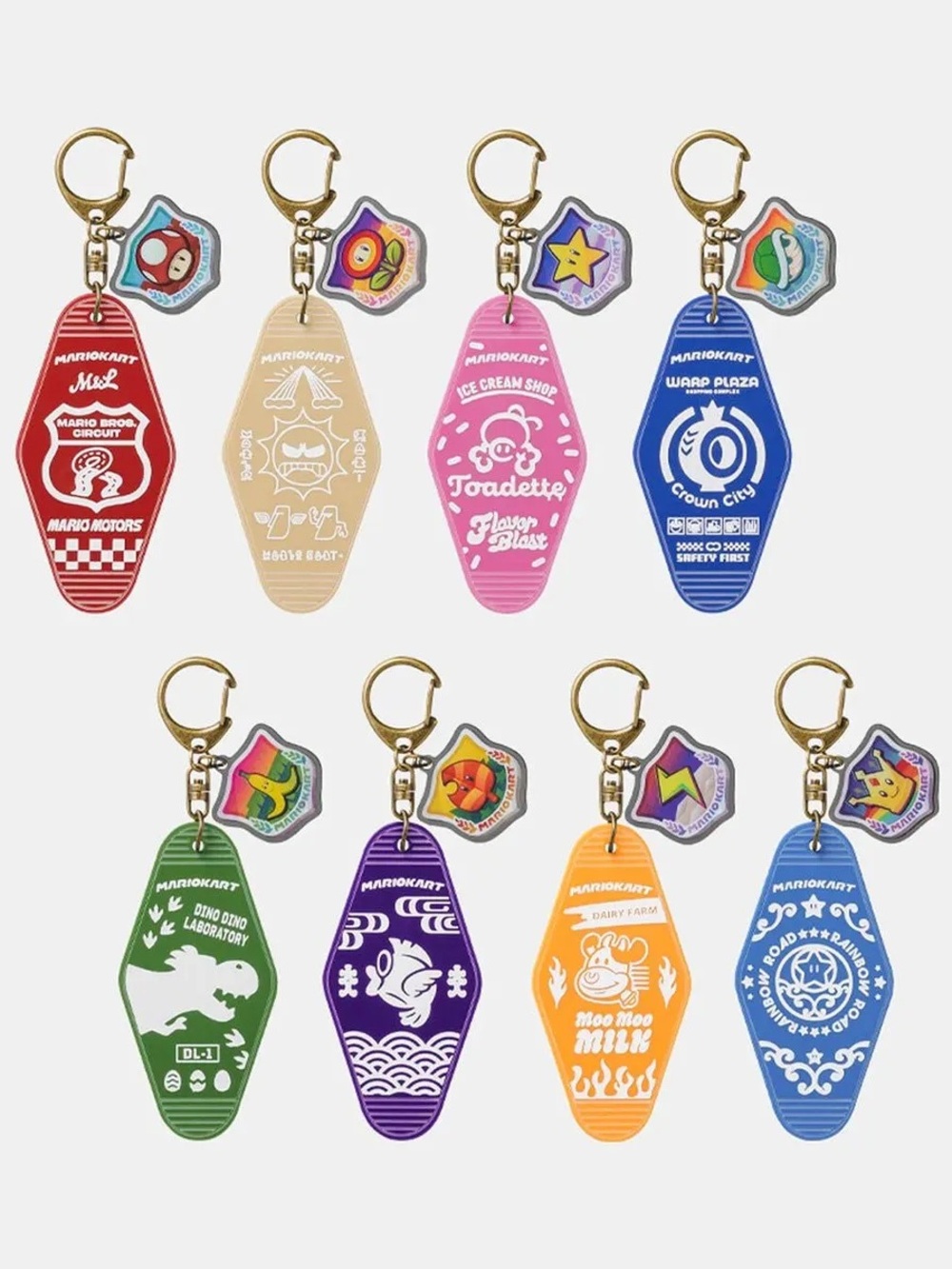 Tokyo Nintendo Store Exclusive Mario Kart World Motel Keychain blind box NEW - Picture 8 of 8